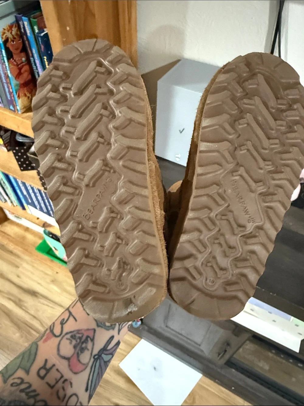 BearPaw Toddler Suede-Look Cozy Boots in Brown